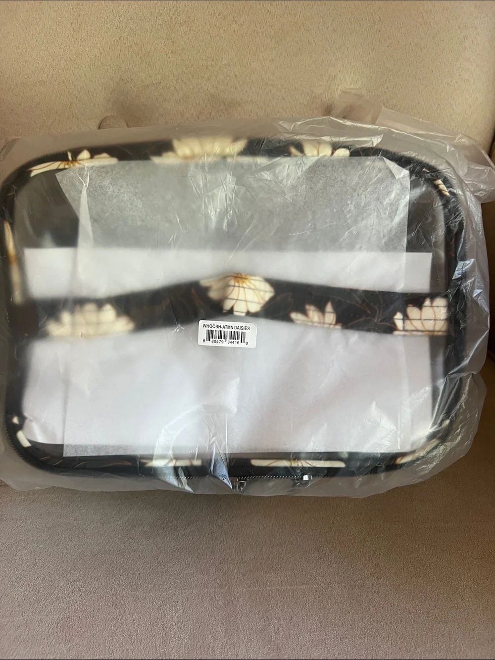 NWT Lug Whoosh Clearview Cosmetic Case in Autumn Daisies